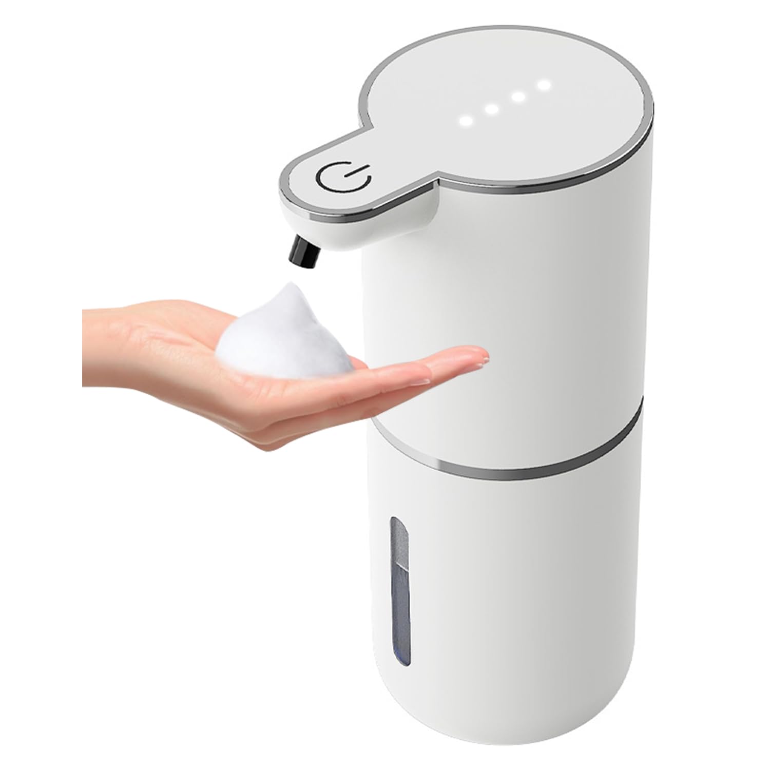 【家庭で使える✨】オートソープディスペンサー 泡 300ml センサー式 Amazon｜ソープディスペンサー ハンドソープ 自動 泡 吐出量4段階調整